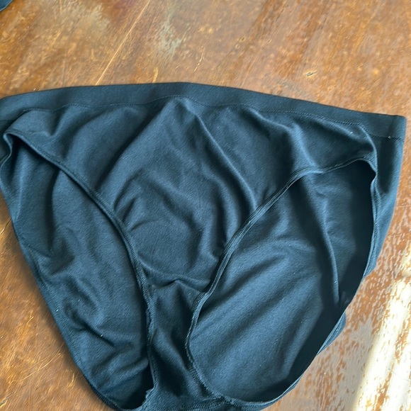 Pair Nordstrom Rack Black Bikini Panties Size Large - Picture 3 of 8